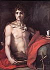Andrea Del Sarto Canvas Paintings - St. John the Baptist